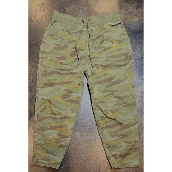 2pr Terra & Sky Draw String Pants Women’s 0X/14W With Elastic Waist Camo Black - Picture 8 of 15